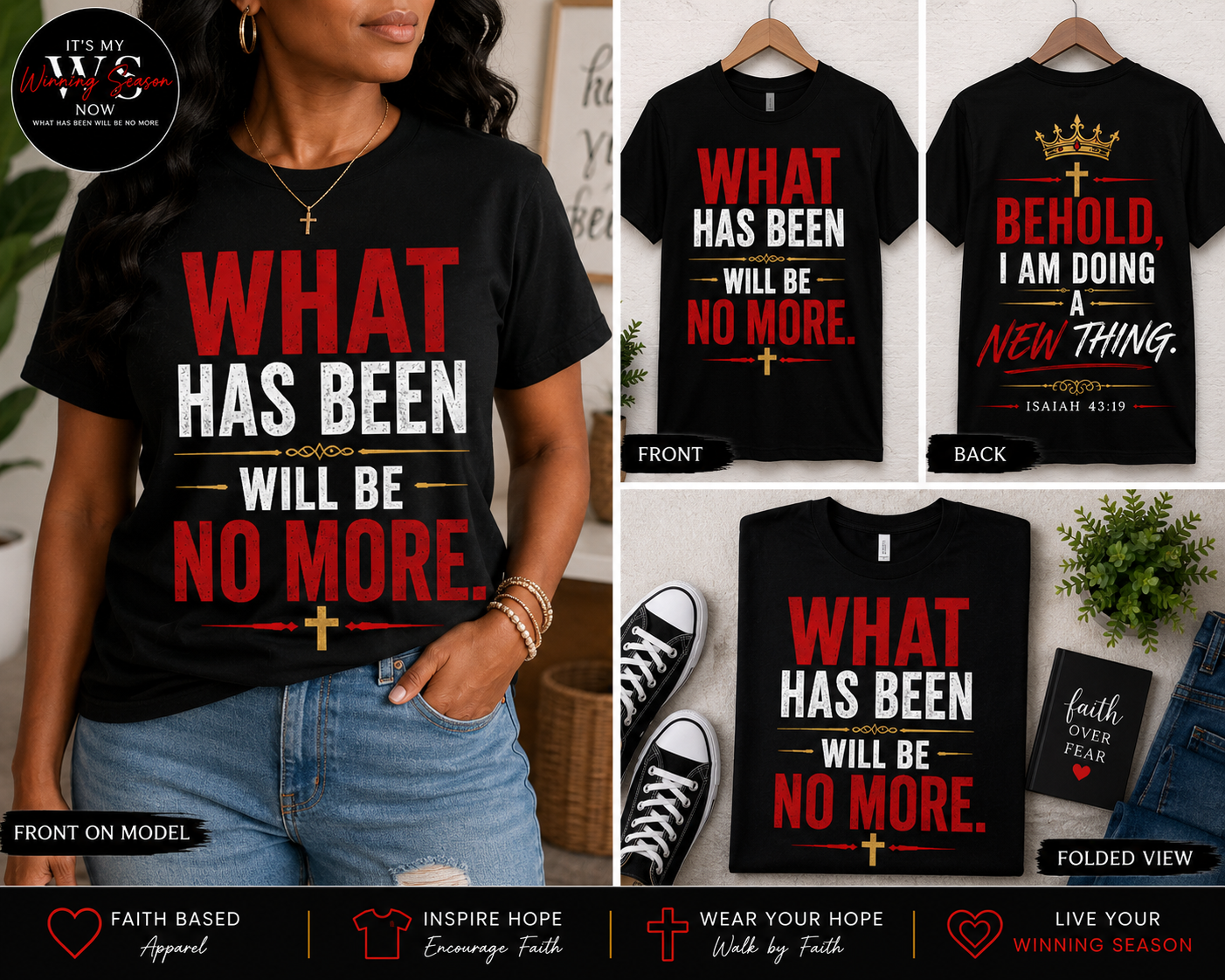 What Has Been Will Be No More | Front & Back Unisex T-Shirt