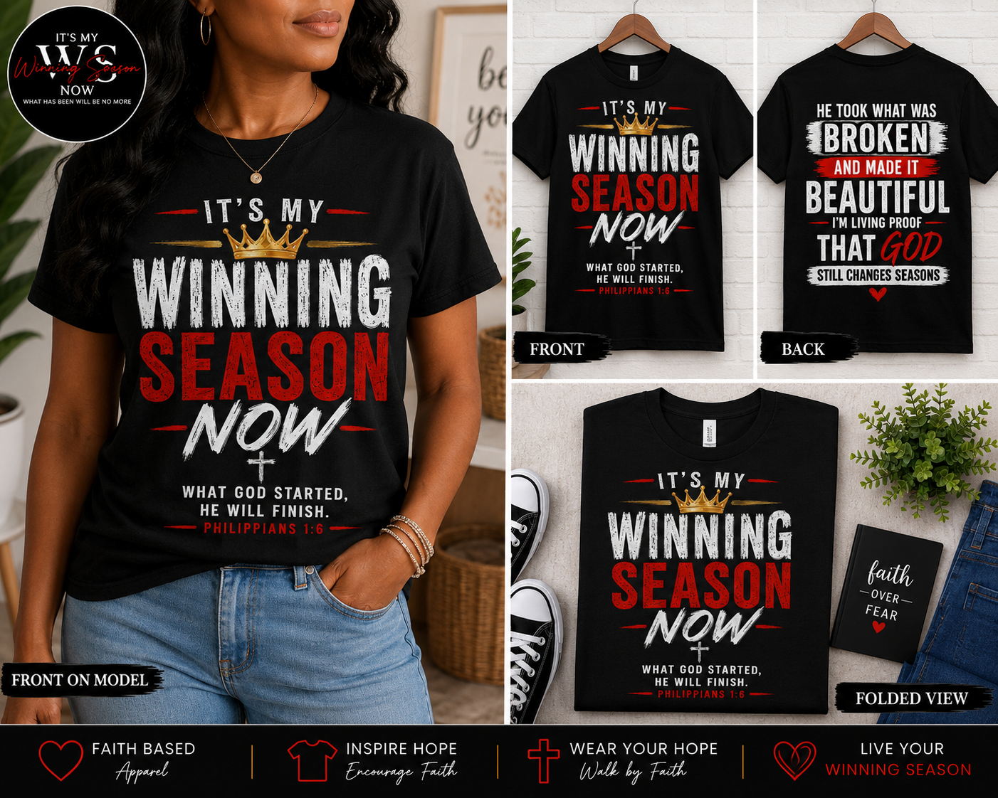 It's My Winning Season Now | Front & Back Unisex T-Shirt