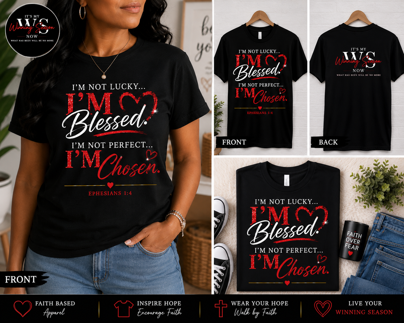 I'm Blessed... I'm Chosen | Unisex T-Shirt